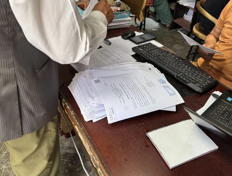 document stamping at Notary Sewa
